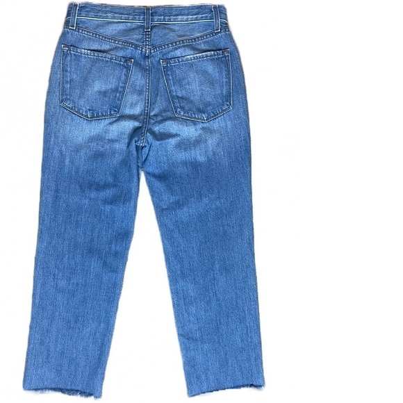 J brand high rise button fly crop ivy jeans in resurrect - Picture 3 of 9